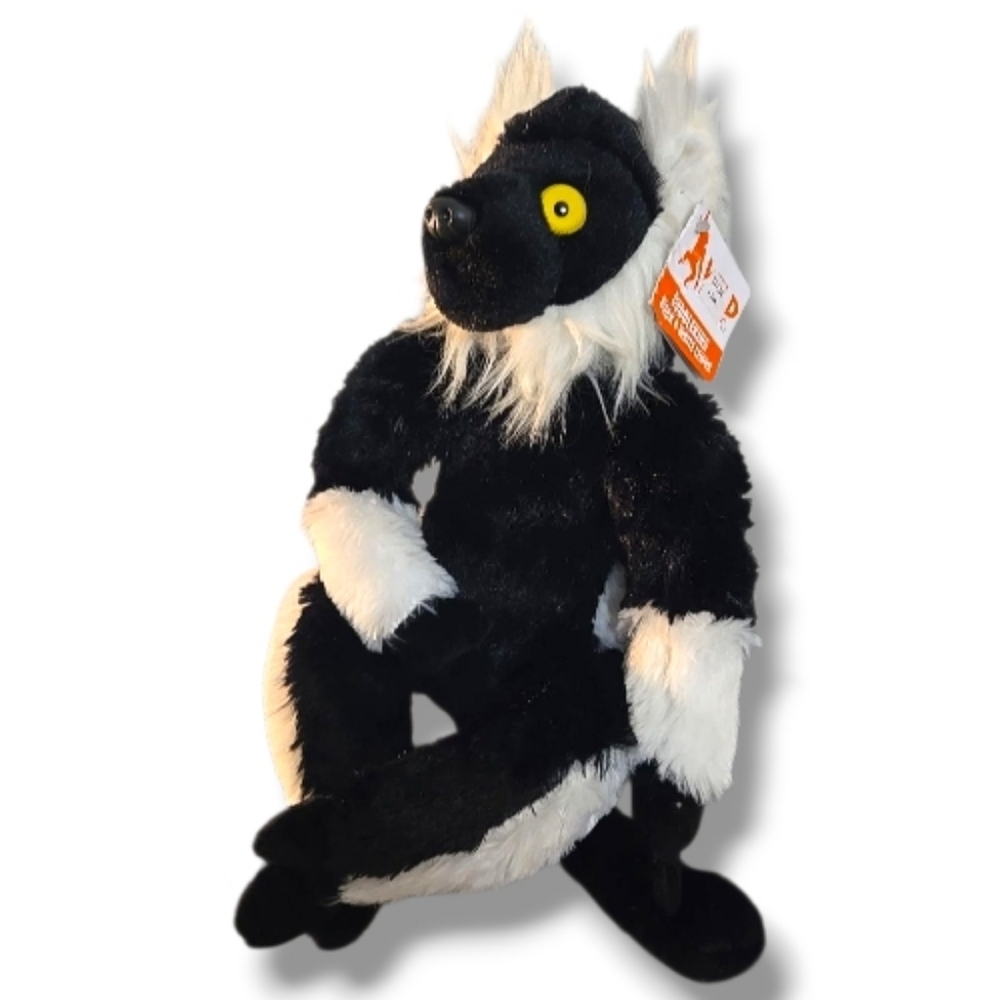 Lemur - Wild Republic 12230 Black and White 30 CM Stuffed Animal Toy